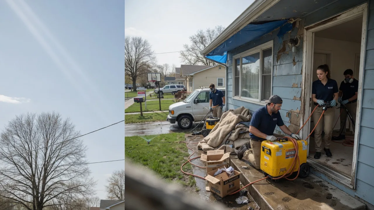 Basement Flood Cleanup in Plainville, KS near me